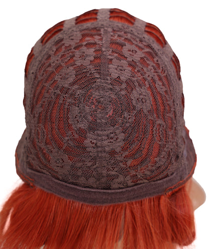 Wigs2you C-191 コスプレウィッグ パンプキンオレンジ ロング 23.5インチ 耐熱・難燃合成繊維 女性用 標準キャッ