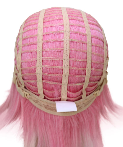 Wigs2you C-193 コスプレウィッグ ピンク ツインテール 12インチ キャップレス アニメ風 耐熱合成繊維 女性用 ハロウィン コスプレ