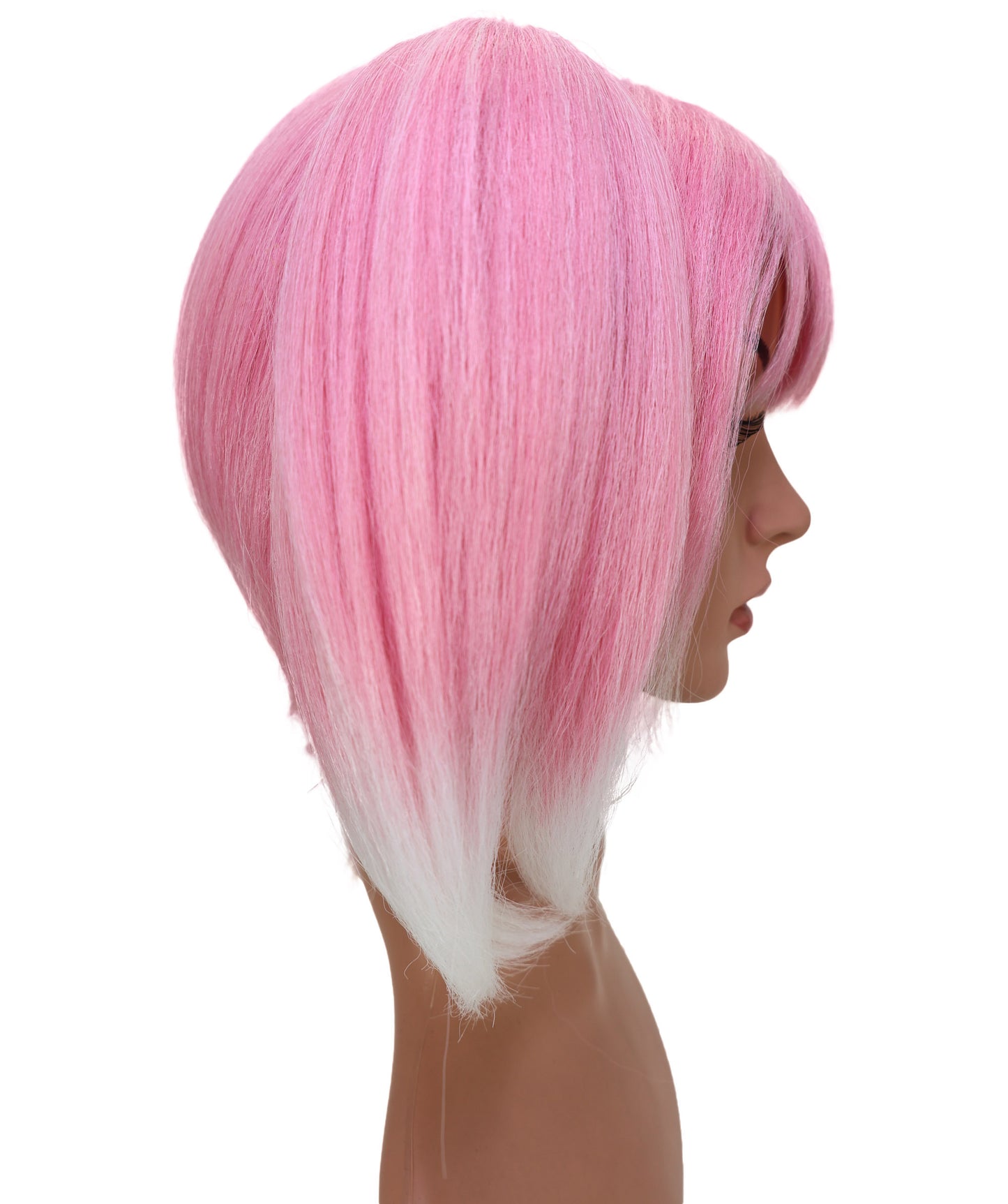Wigs2you C-193 コスプレウィッグ ピンク ツインテール 12インチ キャップレス アニメ風 耐熱合成繊維 女性用 ハロウィン コスプレ