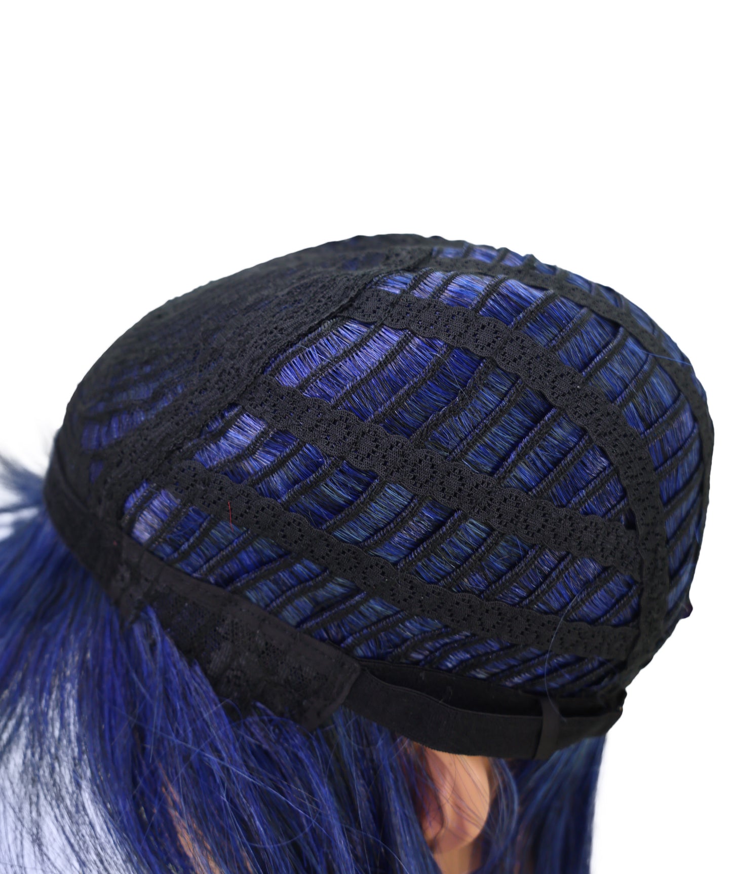 Wigs2you C-194 コスプレウィッグ ダークブルー ショート アニメ風 キャラクター 標準キャップ 合成繊維 女性用 コスプレ