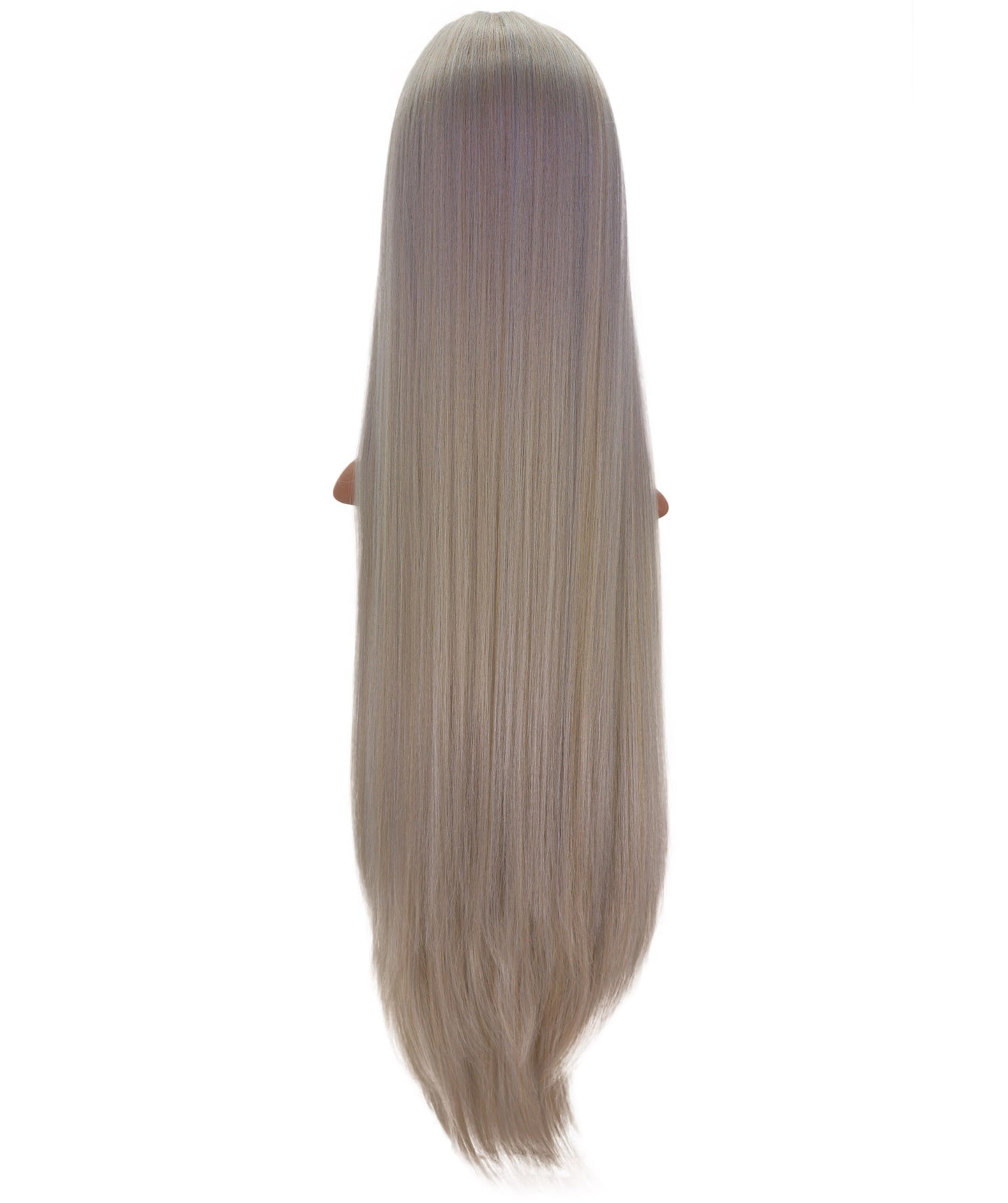 Wigs2you C-195 コスプレウィッグ アッシュブロンド ロング 39.5インチ キャップレス アニメ風 合成繊維 女性用 ハロウィン コスプレ