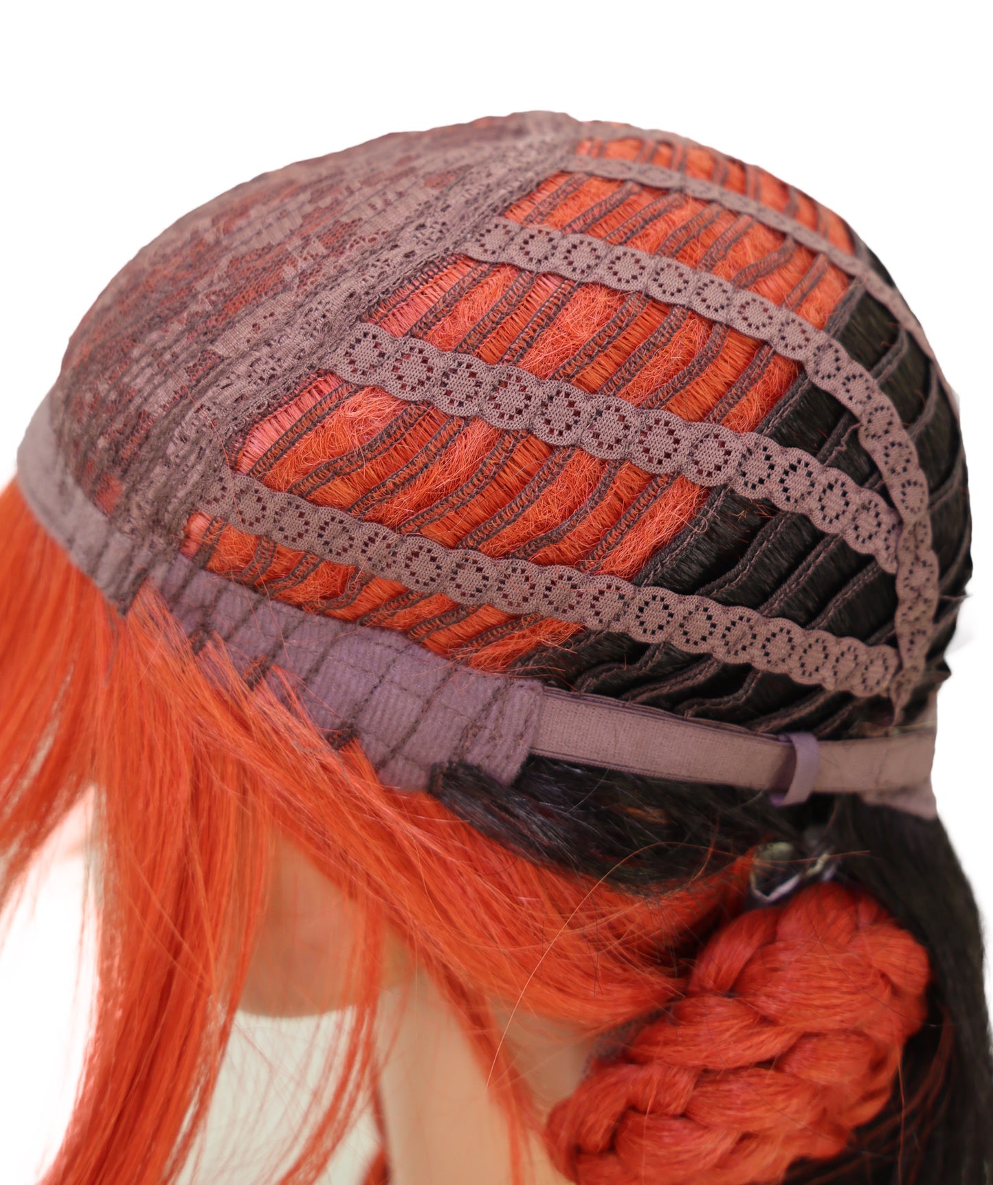 Wigs2you C-197 コスプレウィッグ ファイアーレッド ロング 34インチ 標準キャップ アニメ風 合成繊維 女性用 コスプレ