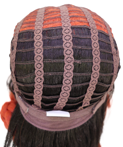 Wigs2you C-197 コスプレウィッグ ファイアーレッド ロング 34インチ 標準キャップ アニメ風 合成繊維 女性用 コスプレ