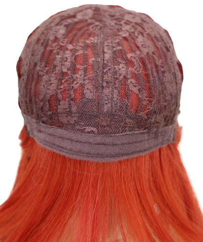 Wigs2you C-197 コスプレウィッグ ファイアーレッド ロング 34インチ 標準キャップ アニメ風 合成繊維 女性用 コスプレ