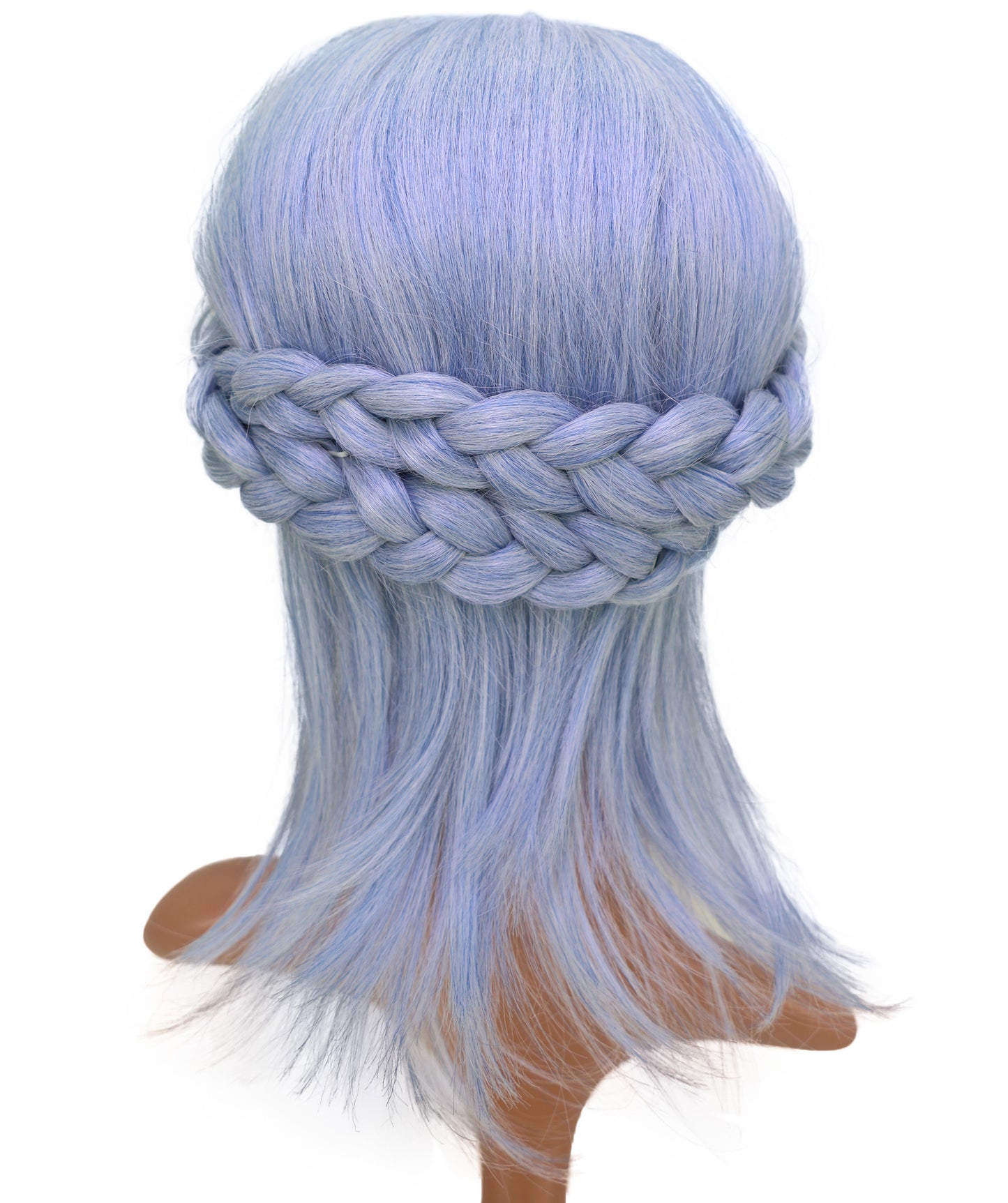 Wigs2you C-199 コスプレウィッグ ライトアッシュブルー ショート 15インチ 標準キャップ アニメ風 合成繊維 女性用 ハロウィン コスプレ