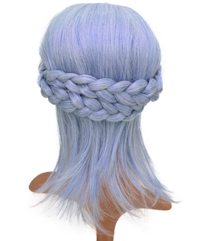 Wigs2you C-199 コスプレウィッグ ライトアッシュブルー ショート 15インチ 標準キャップ アニメ風 合成繊維 女性用 ハロウィン コスプレ