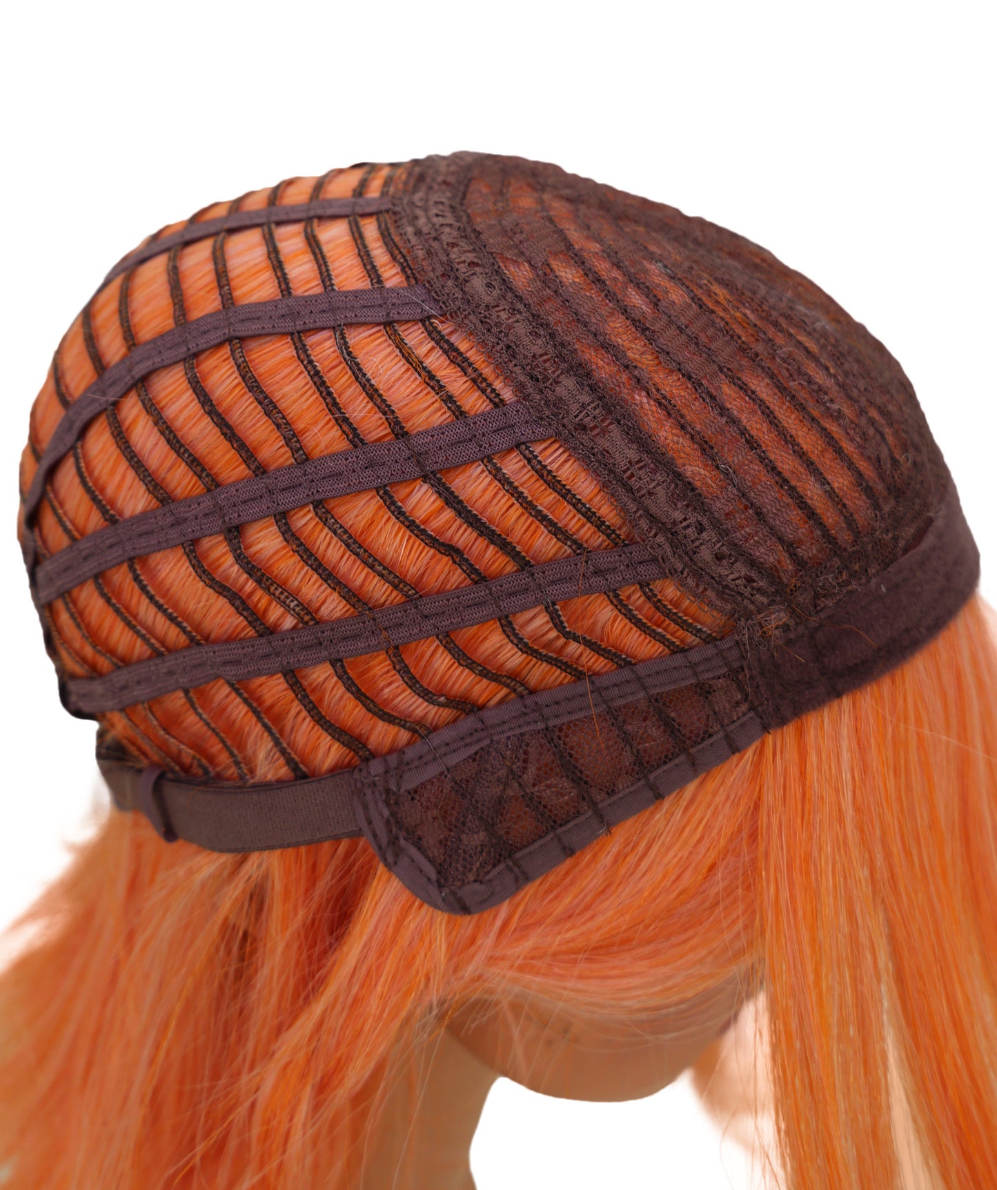 Wigs2you C-200 コスプレウィッグ コーラルオレンジ ショート 13インチ 標準キャップ アニメ風 合成繊維 女性用 コスプレ