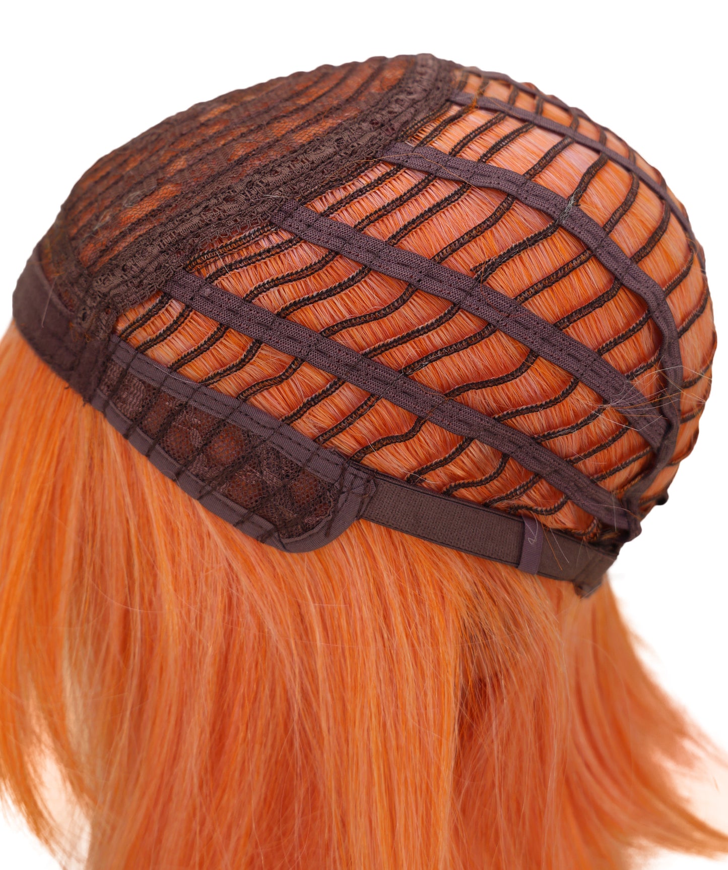 Wigs2you C-200 コスプレウィッグ コーラルオレンジ ショート 13インチ 標準キャップ アニメ風 合成繊維 女性用 コスプレ