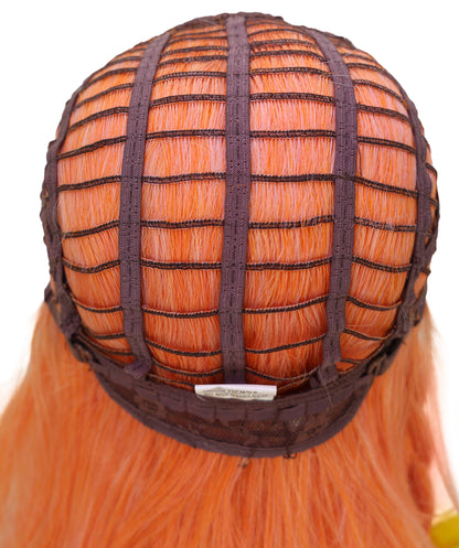Wigs2you C-200 コスプレウィッグ コーラルオレンジ ショート 13インチ 標準キャップ アニメ風 合成繊維 女性用 コスプレ