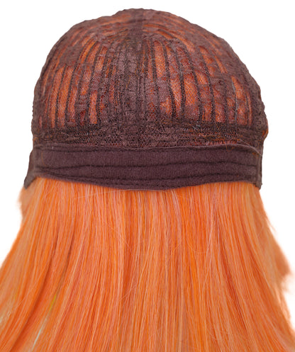Wigs2you C-200 コスプレウィッグ コーラルオレンジ ショート 13インチ 標準キャップ アニメ風 合成繊維 女性用 コスプレ