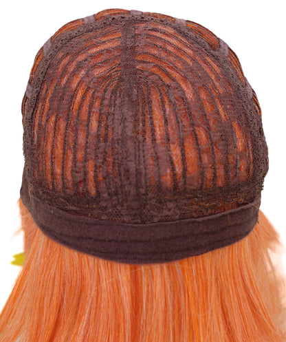 Wigs2you C-200 コスプレウィッグ コーラルオレンジ ショート 13インチ 標準キャップ アニメ風 合成繊維 女性用 コスプレ