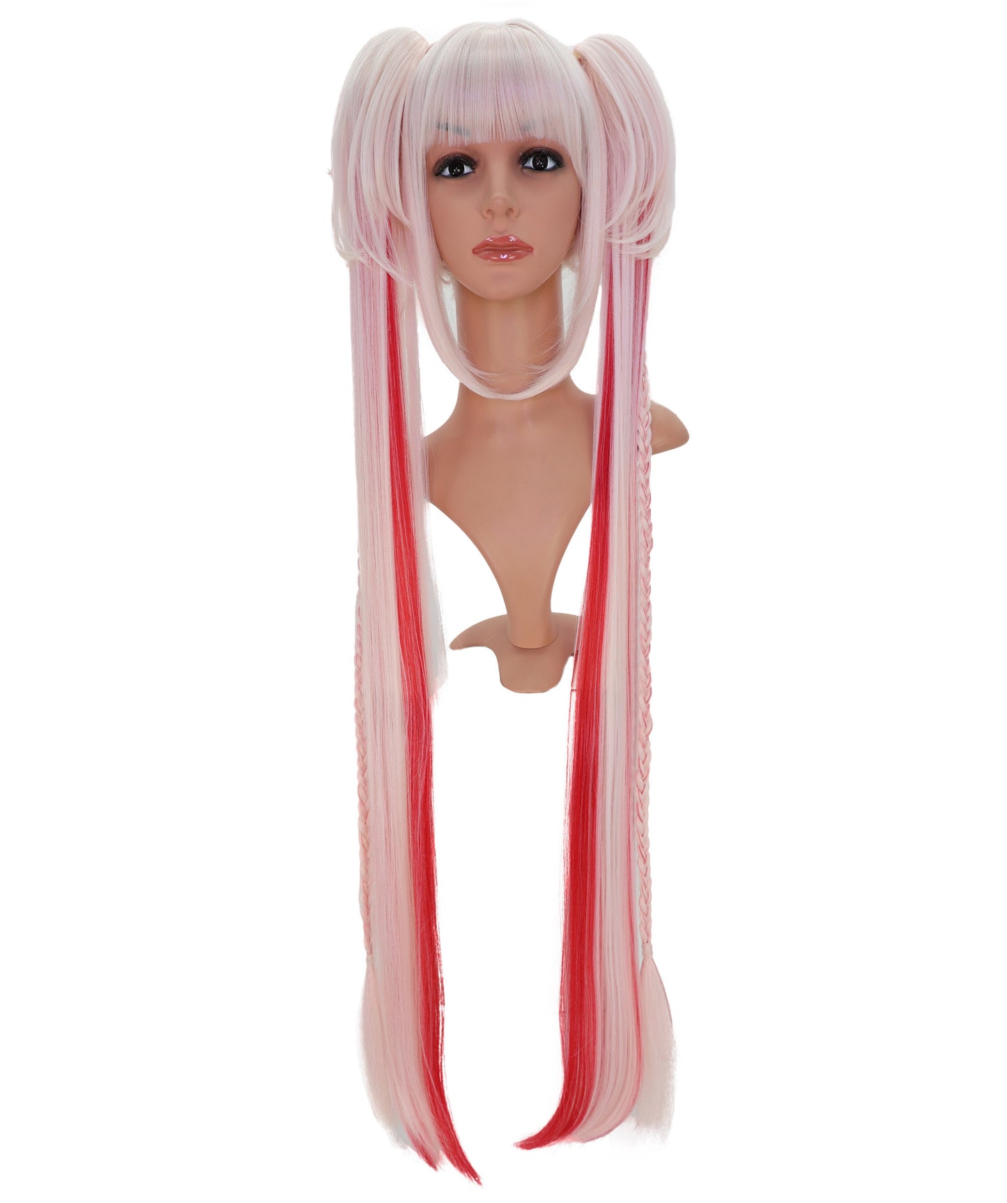 Wigs2you C-202コスプレウィッグ マルチカラー ロングストレート 39インチ 標準キャップ 女性用 ハロウィン コスプレ