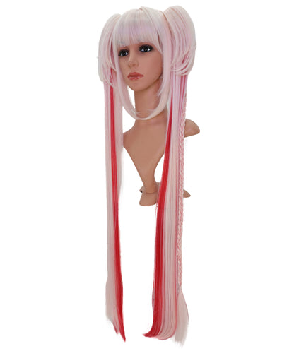 Wigs2you C-202コスプレウィッグ マルチカラー ロングストレート 39インチ 標準キャップ 女性用 ハロウィン コスプレ