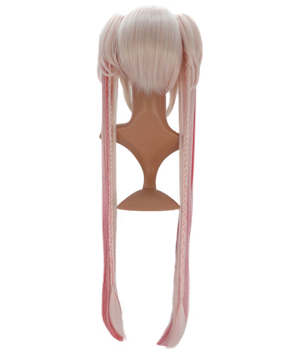 Wigs2you C-202コスプレウィッグ マルチカラー ロングストレート 39インチ 標準キャップ 女性用 ハロウィン コスプレ