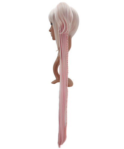 Wigs2you C-202コスプレウィッグ マルチカラー ロングストレート 39インチ 標準キャップ 女性用 ハロウィン コスプレ