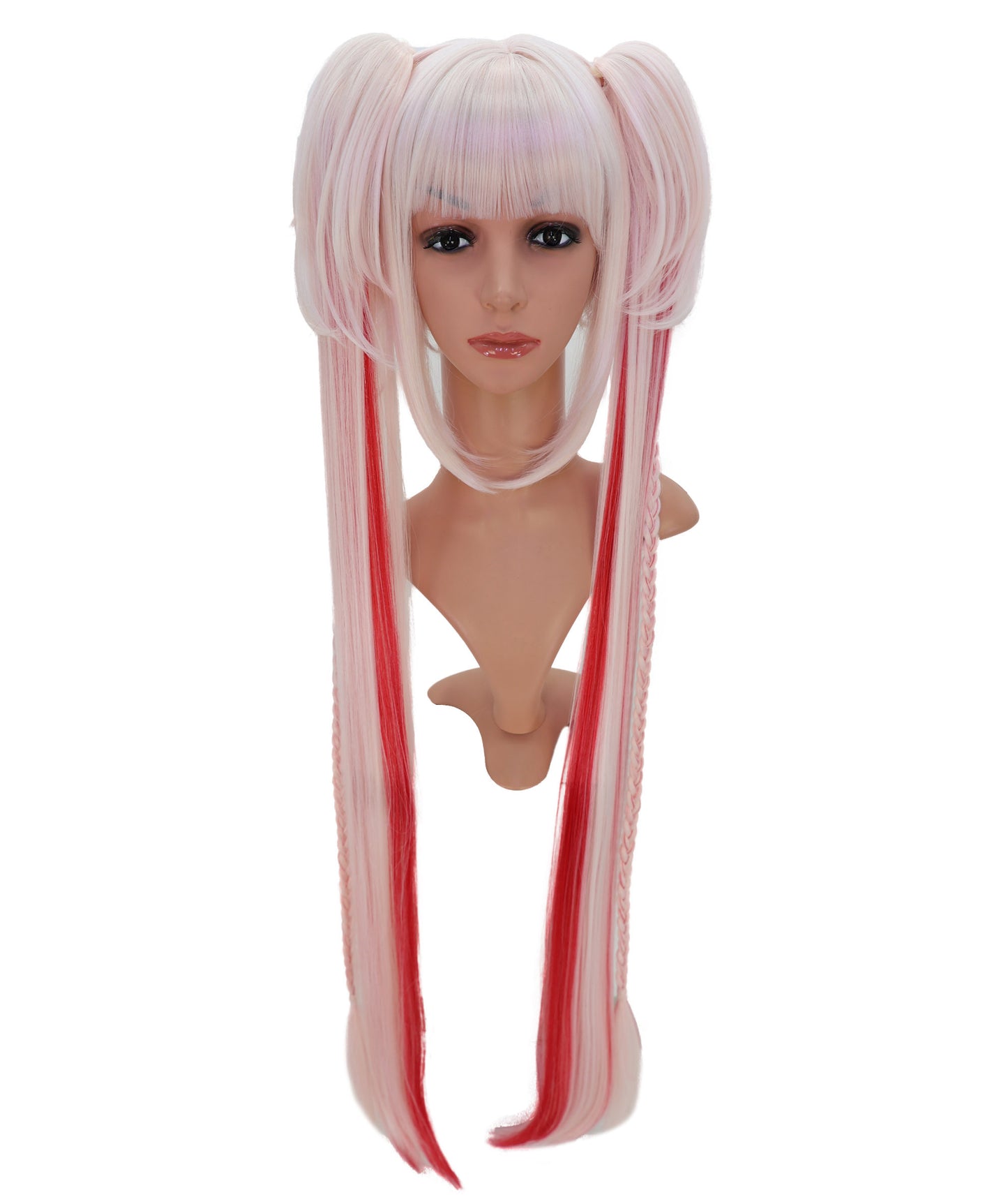 Wigs2you C-202コスプレウィッグ マルチカラー ロングストレート 39インチ 標準キャップ 女性用 ハロウィン コスプレ