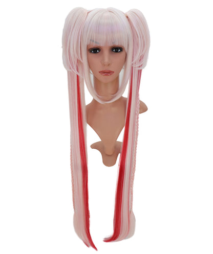 Wigs2you C-202コスプレウィッグ マルチカラー ロングストレート 39インチ 標準キャップ 女性用 ハロウィン コスプレ