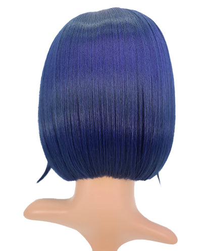 Wigs2you C-203 コスプレウィッグ ダークネイビーブルー ショートボブ 13インチ 難燃ファイバー 女性用 コスプレ
