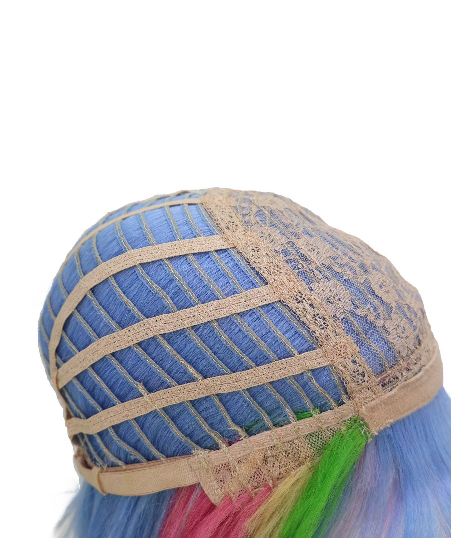 Wigs2you C-204 コスプレウィッグ マルチカラー レイヤードボブ 16インチ 耐熱ファイバー 女性用 イベント