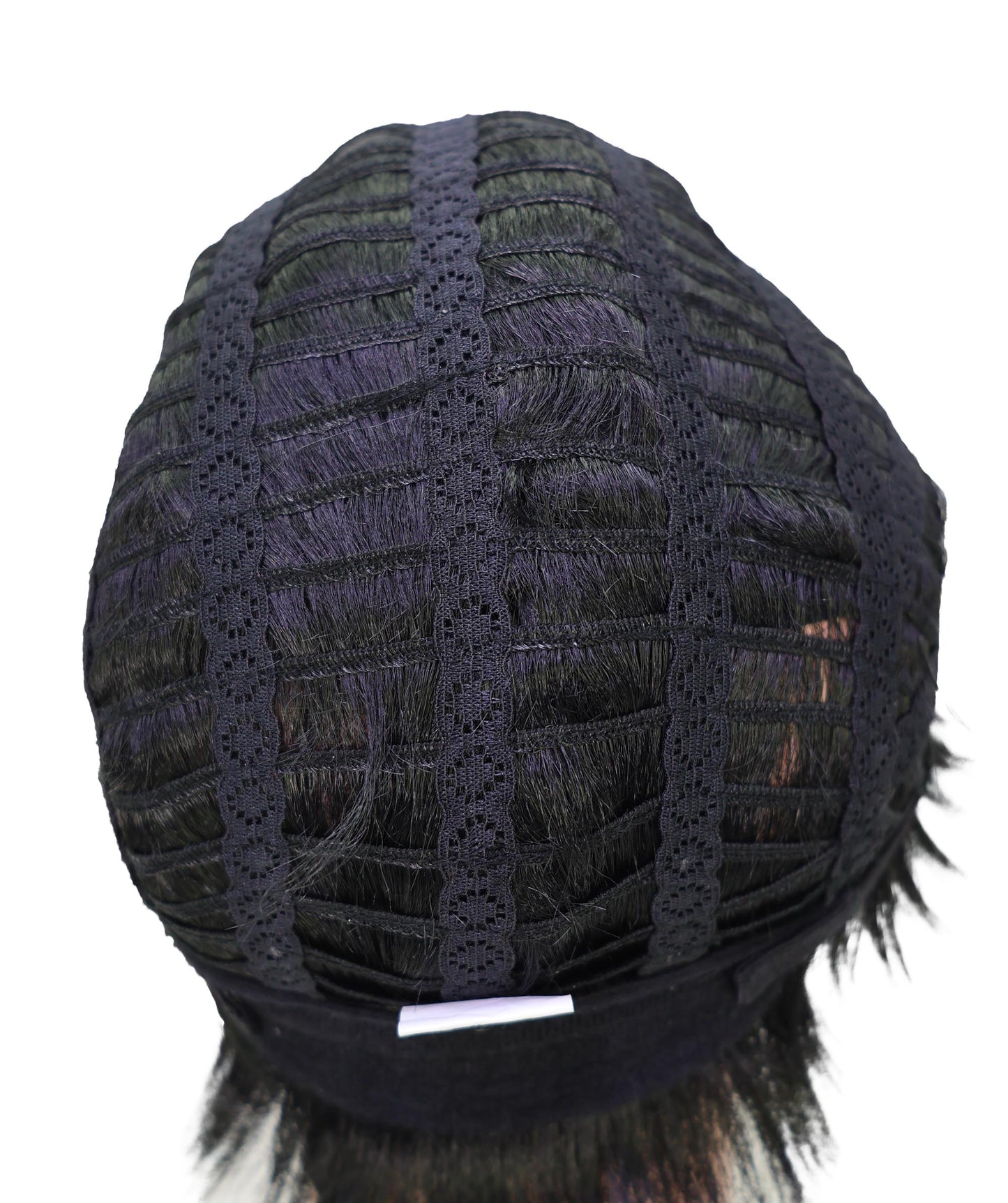 Wigs2you C-205 コスプレウィッグ ブラック 編み込み 16.5インチ 耐熱ファイバー 男性用 イベント