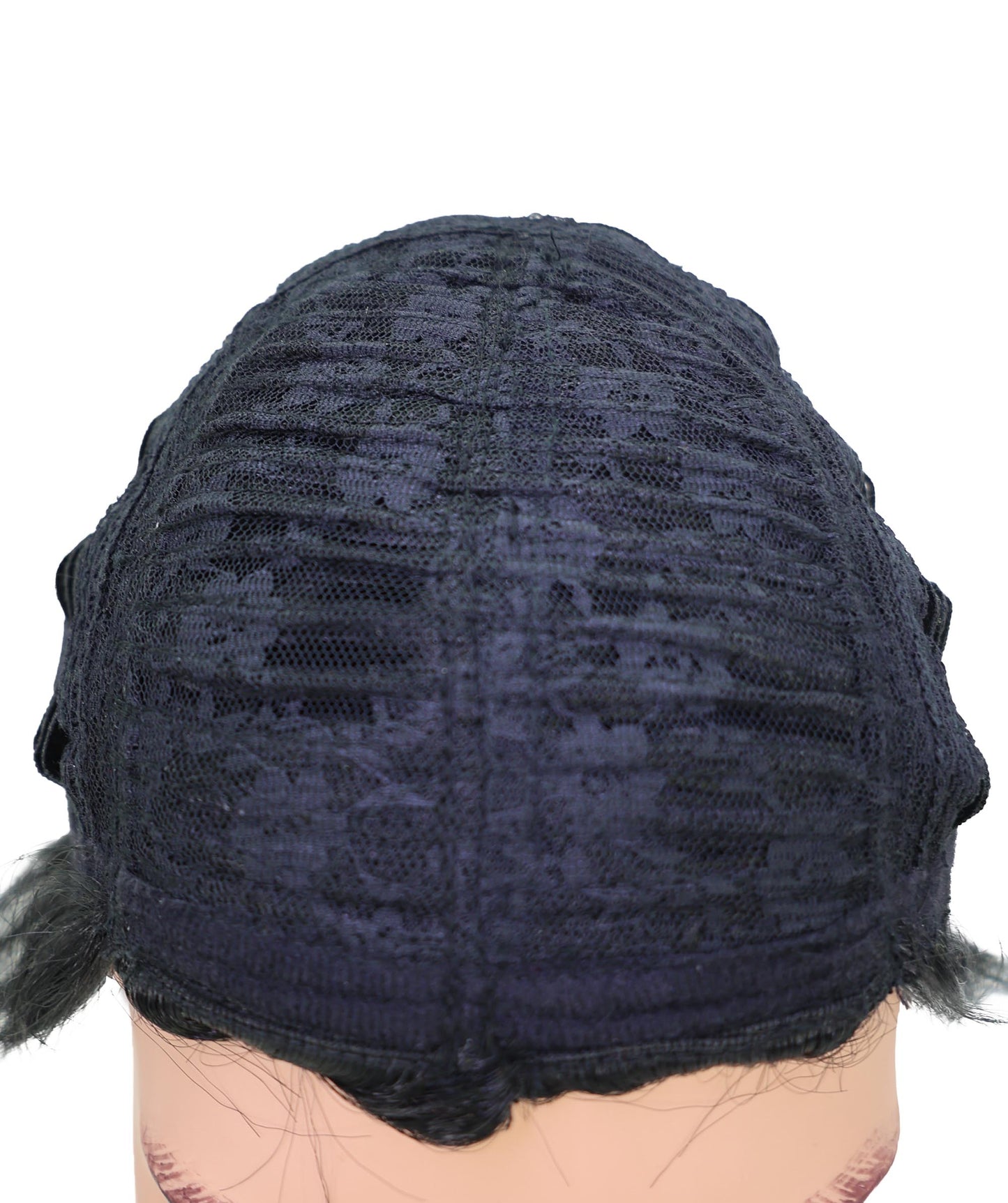 Wigs2you C-205 コスプレウィッグ ブラック 編み込み 16.5インチ 耐熱ファイバー 男性用 イベント