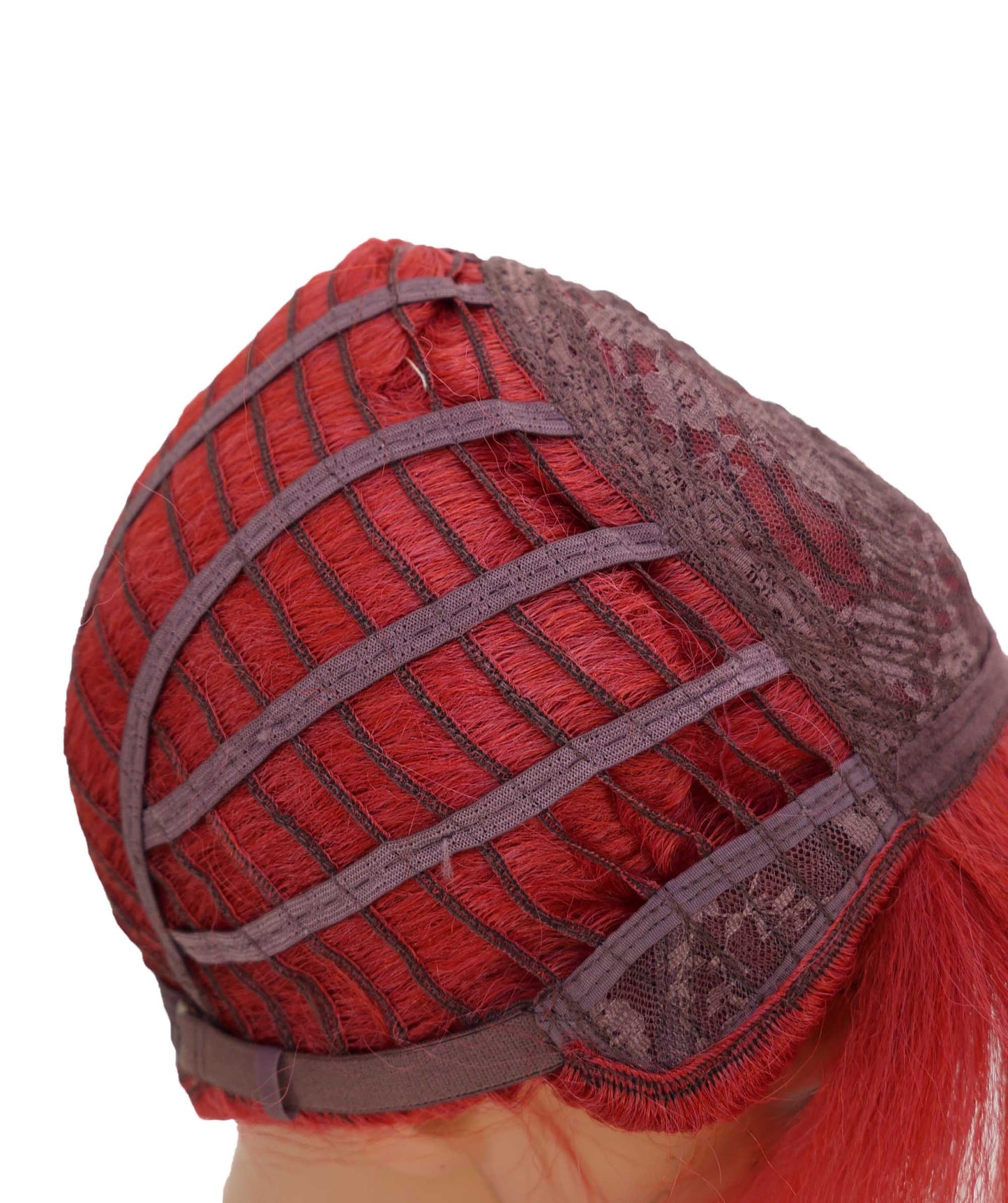 Wigs2you C-206コスプレウィッグ ダークレッド スパイキーショート 15インチ 耐熱ファイバー 女性用 イベント