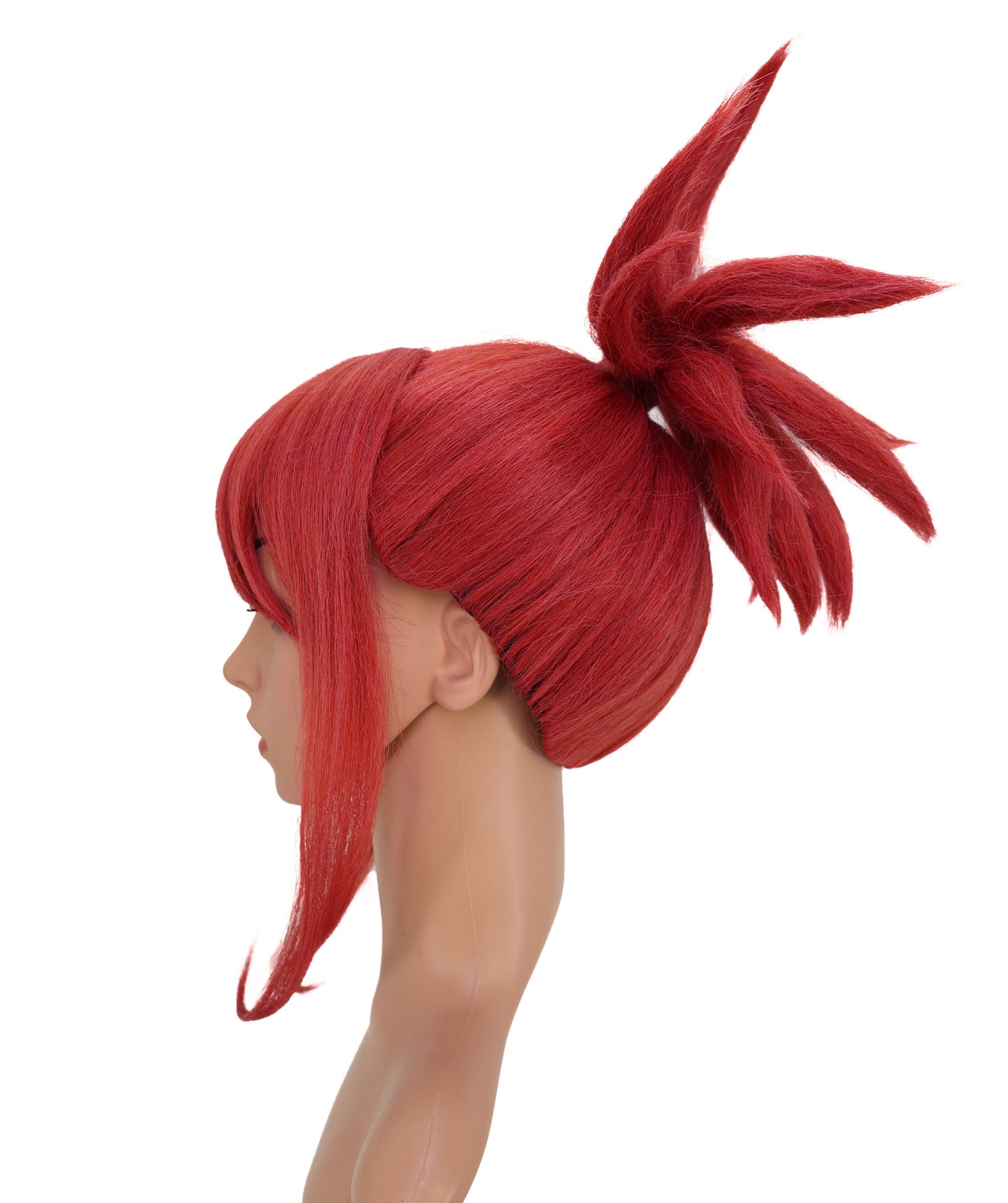 Wigs2you C-206コスプレウィッグ ダークレッド スパイキーショート 15インチ 耐熱ファイバー 女性用 イベント