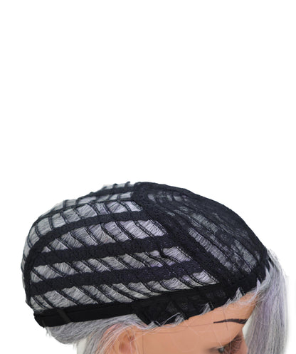 Wigs2you C-207コスプレウィッグ アッシュグレー エレガントレイヤー 19.5インチ 耐熱ファイバー 女性用 イベン