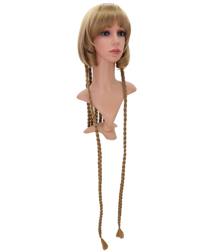 Wigs2you C-208 コスプレウィッグ ゴールデンブラウン エクストラロングストレート 47.5インチ 耐熱ファイバー 女性用 コスプレ