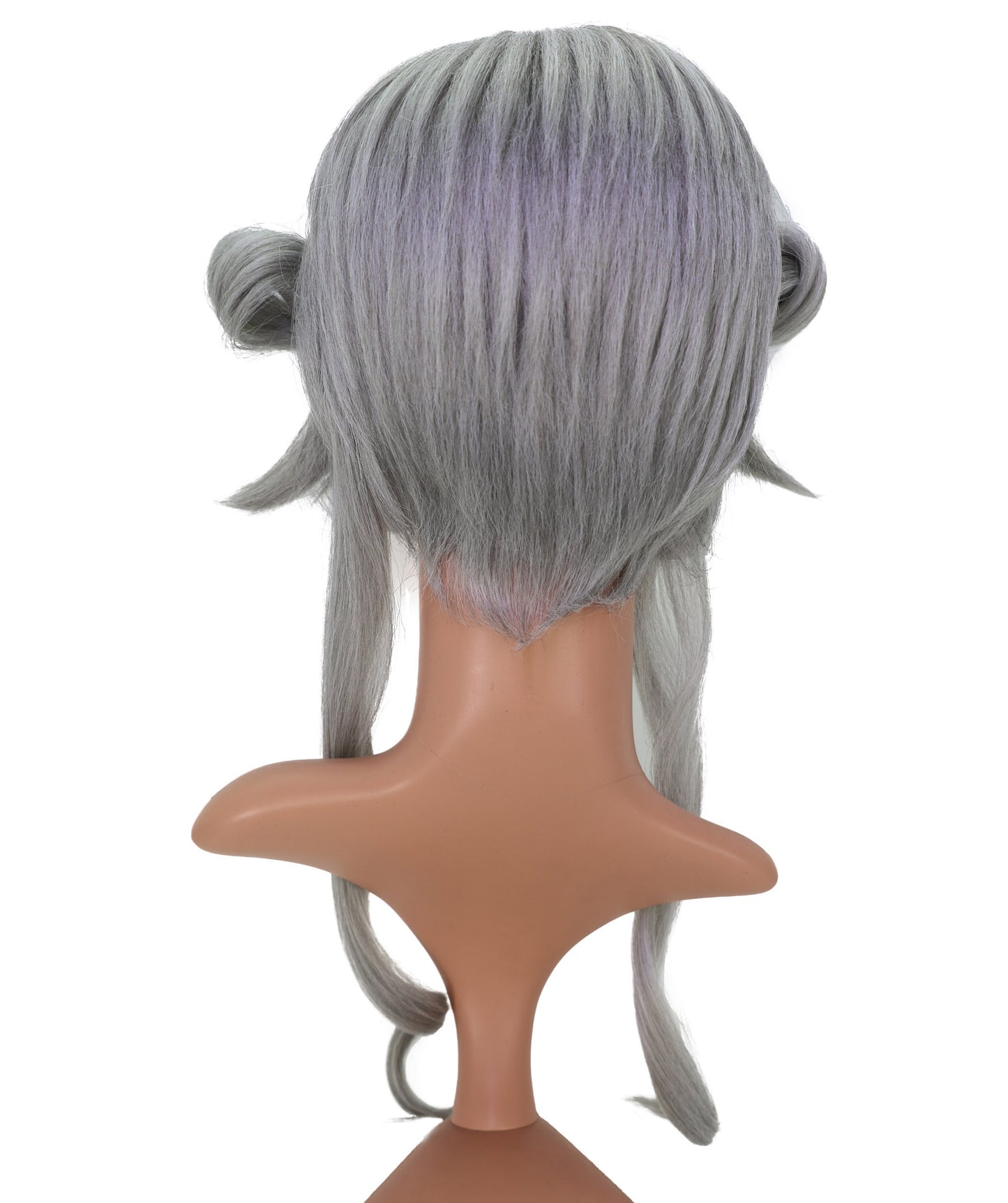 Wigs2you C-209 コスプレウィッグ グレー テクスチャードショート 21.5インチ 耐熱ファイバー 女性用 イベント