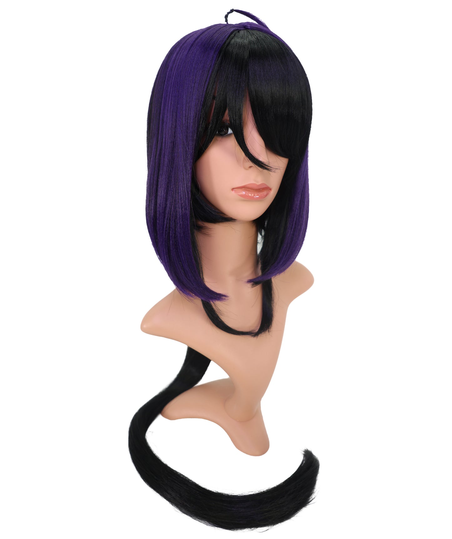 Wigs2you C-210 コスプレウィッグ ダークパープル ロングストレート 39.5インチ 耐熱ファイバー 女性用 コスプレ