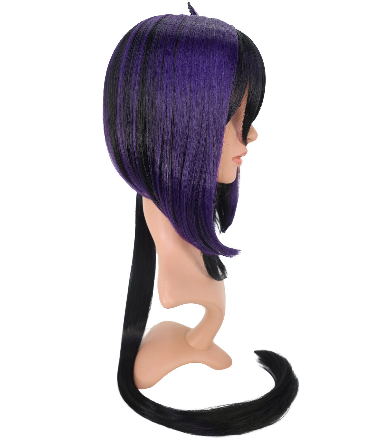 Wigs2you C-210 コスプレウィッグ ダークパープル ロングストレート 39.5インチ 耐熱ファイバー 女性用 コスプレ