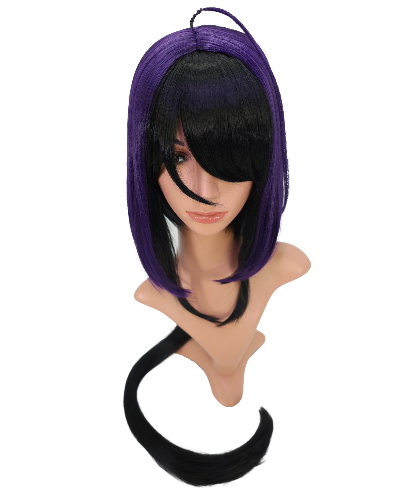 Wigs2you C-210 コスプレウィッグ ダークパープル ロングストレート 39.5インチ 耐熱ファイバー 女性用 コスプレ