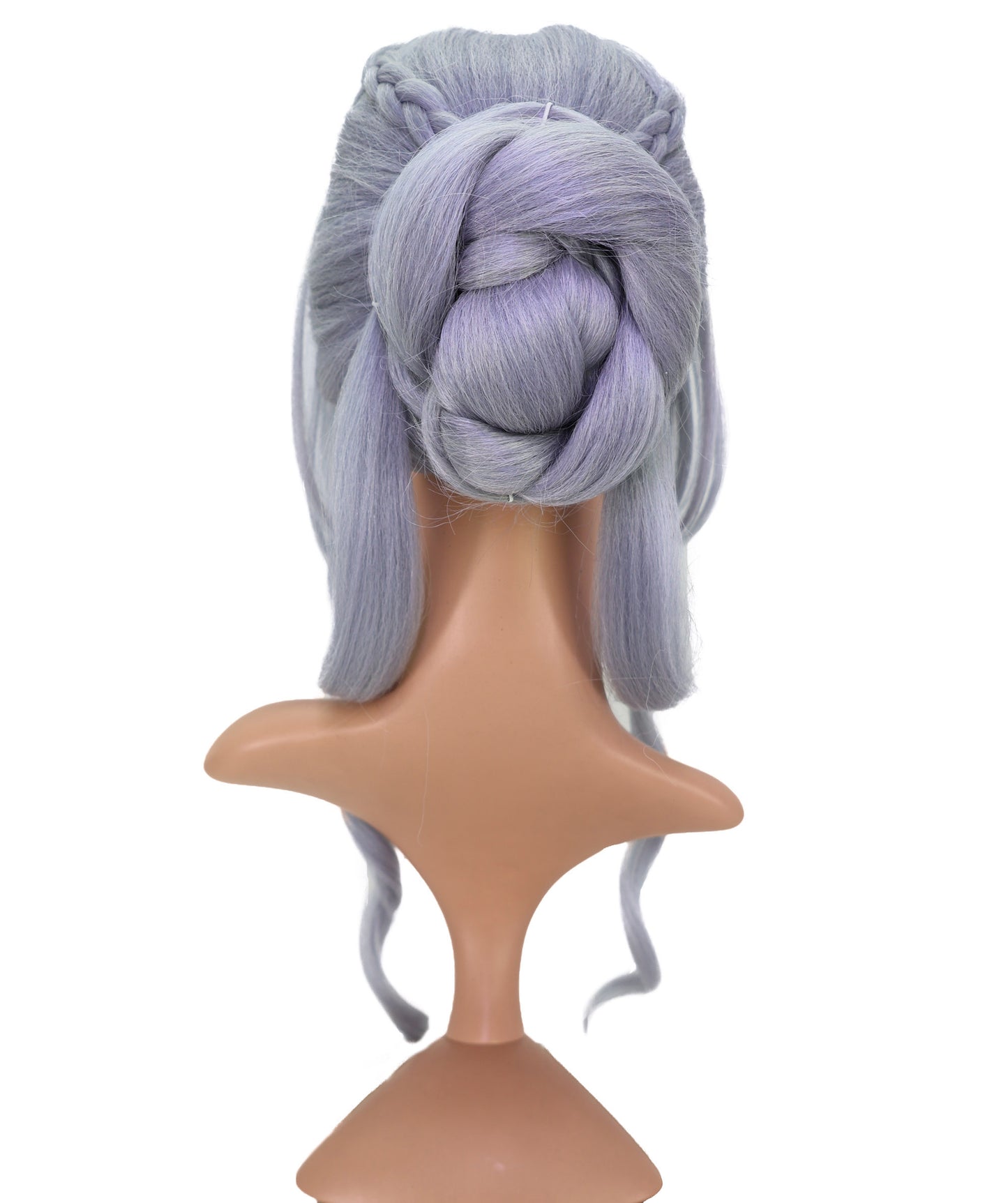 Wigs2you C-212 コスプレウィッグ シルバーグレー レイヤードミディアム 25インチ 耐熱ファイバー 女性用 イベント