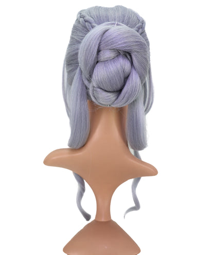 Wigs2you C-212 コスプレウィッグ シルバーグレー レイヤードミディアム 25インチ 耐熱ファイバー 女性用 イベント