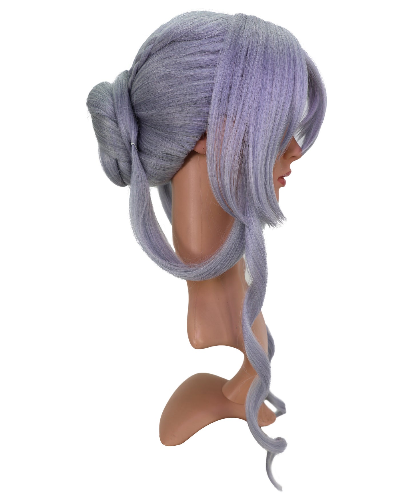 Wigs2you C-212 コスプレウィッグ シルバーグレー レイヤードミディアム 25インチ 耐熱ファイバー 女性用 イベント