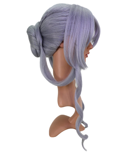Wigs2you C-212 コスプレウィッグ シルバーグレー レイヤードミディアム 25インチ 耐熱ファイバー 女性用 イベント