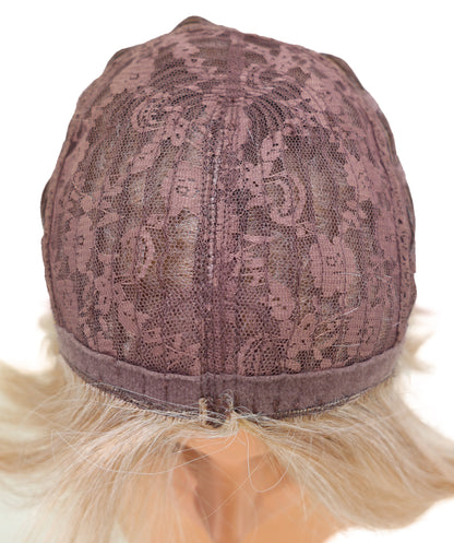 Wigs2you C-214 レディース コスプレ ウィッグ 10.5インチ ショート ストレート ペールブロンド 耐熱ファイバー キャップレス フルウィッグ ハロウィン 仮装 パーティー イベント