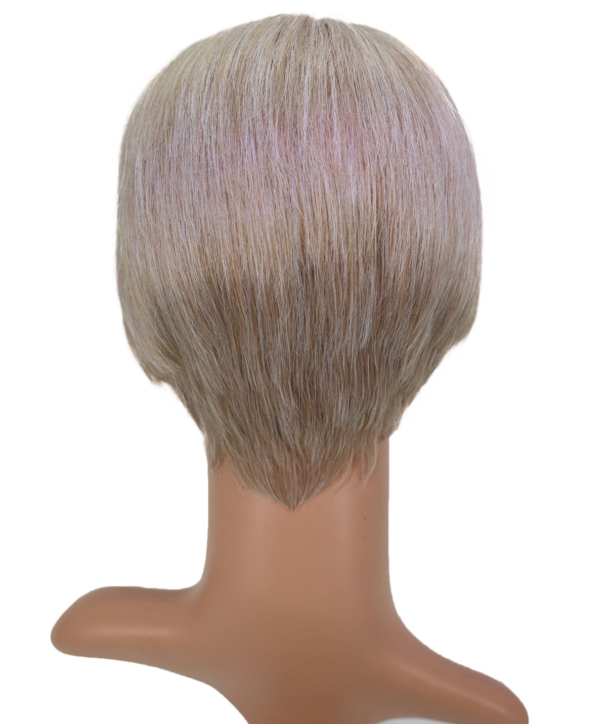 Wigs2you C-214 レディース コスプレ ウィッグ 10.5インチ ショート ストレート ペールブロンド 耐熱ファイバー キャップレス フルウィッグ ハロウィン 仮装 パーティー イベント