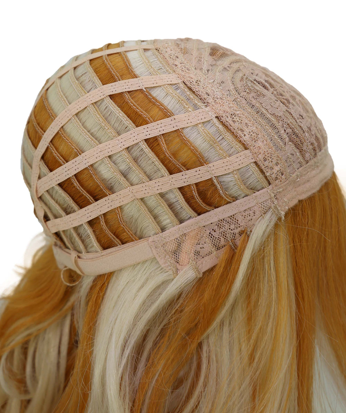 Wigs2you C-215 レディース コスプレ ウィッグ 21インチ ロング カール ブロンド オンブレ 耐熱ファイバー キャップレス フルウィッグ ハロウィン 仮装 パーティー イベント