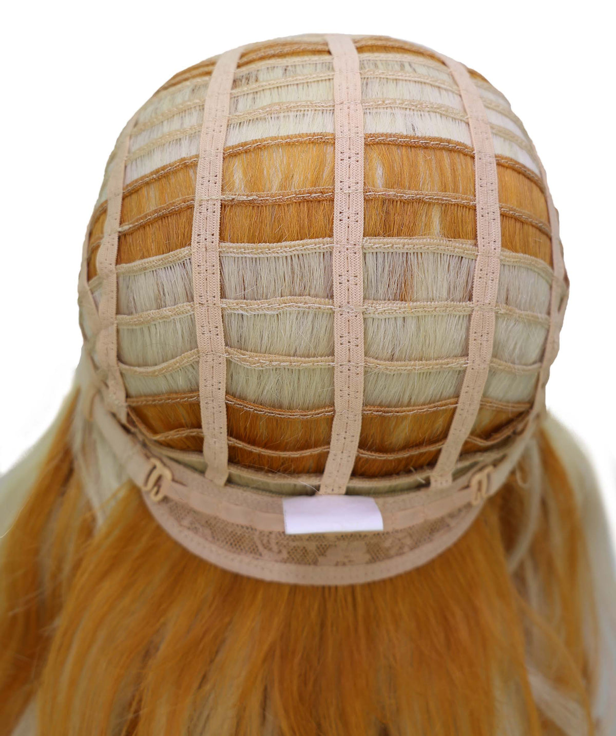 Wigs2you C-215 レディース コスプレ ウィッグ 21インチ ロング カール ブロンド オンブレ 耐熱ファイバー キャップレス フルウィッグ ハロウィン 仮装 パーティー イベント