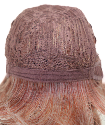Wigs2you C-230 女性用17インチ・チェスナットブラウンのコスプレウィッグ ― 前髪付き、カーリーなサイドポニーテール仕様のアニメ・コスチューム用ウィッグ