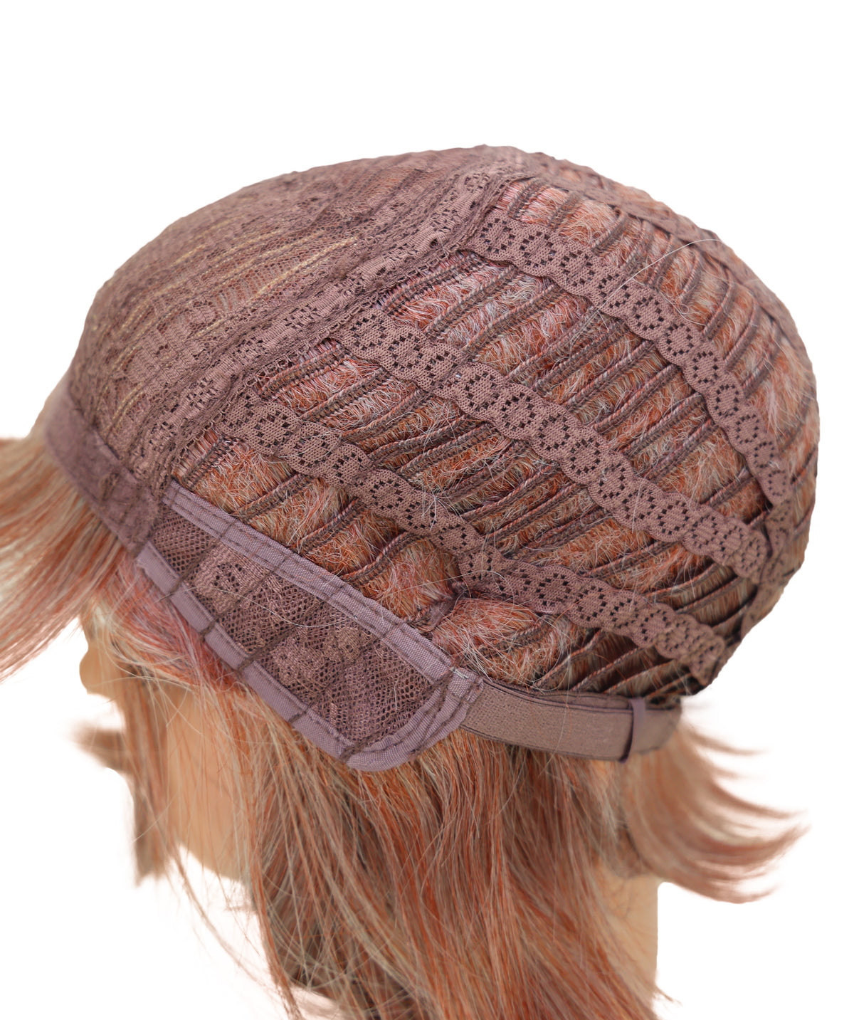 Wigs2you C-230 女性用17インチ・チェスナットブラウンのコスプレウィッグ ― 前髪付き、カーリーなサイドポニーテール仕様のアニメ・コスチューム用ウィッグ