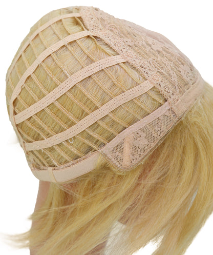 Wigs2you C-233 「70cm ゴールデンブロンド コスプレウィッグ（女性用）、ロングウェーブポニーテール アニメ風ウィッグ（サイドバング付き）」