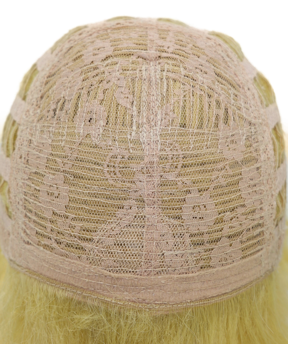 Wigs2you C-236 男性用コスプレウィッグ（10インチ・ゴールデンイエロー）― ショートレイヤー・アニメ風コスチュームウィッグ（サイドに流した前髪付き）