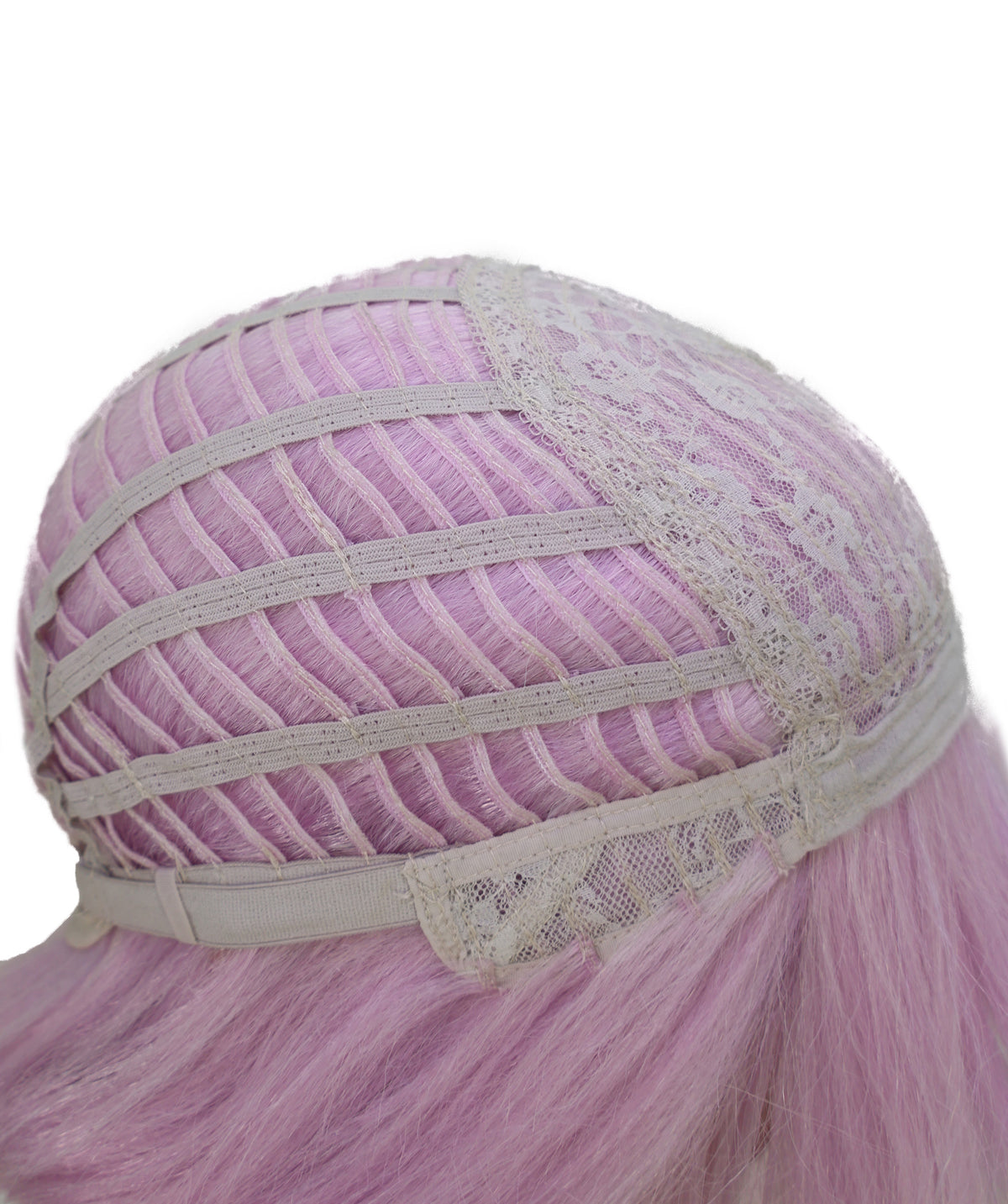 Wigs2you C-237 女性用コスプレウィッグ（パステルライラック、100cm）― 超ロングストレート、バブルブレイド＆フルバング付きアニメ風ウィッグ