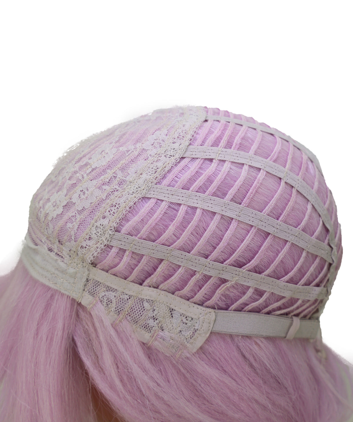 Wigs2you C-237 女性用コスプレウィッグ（パステルライラック、100cm）― 超ロングストレート、バブルブレイド＆フルバング付きアニメ風ウィッグ