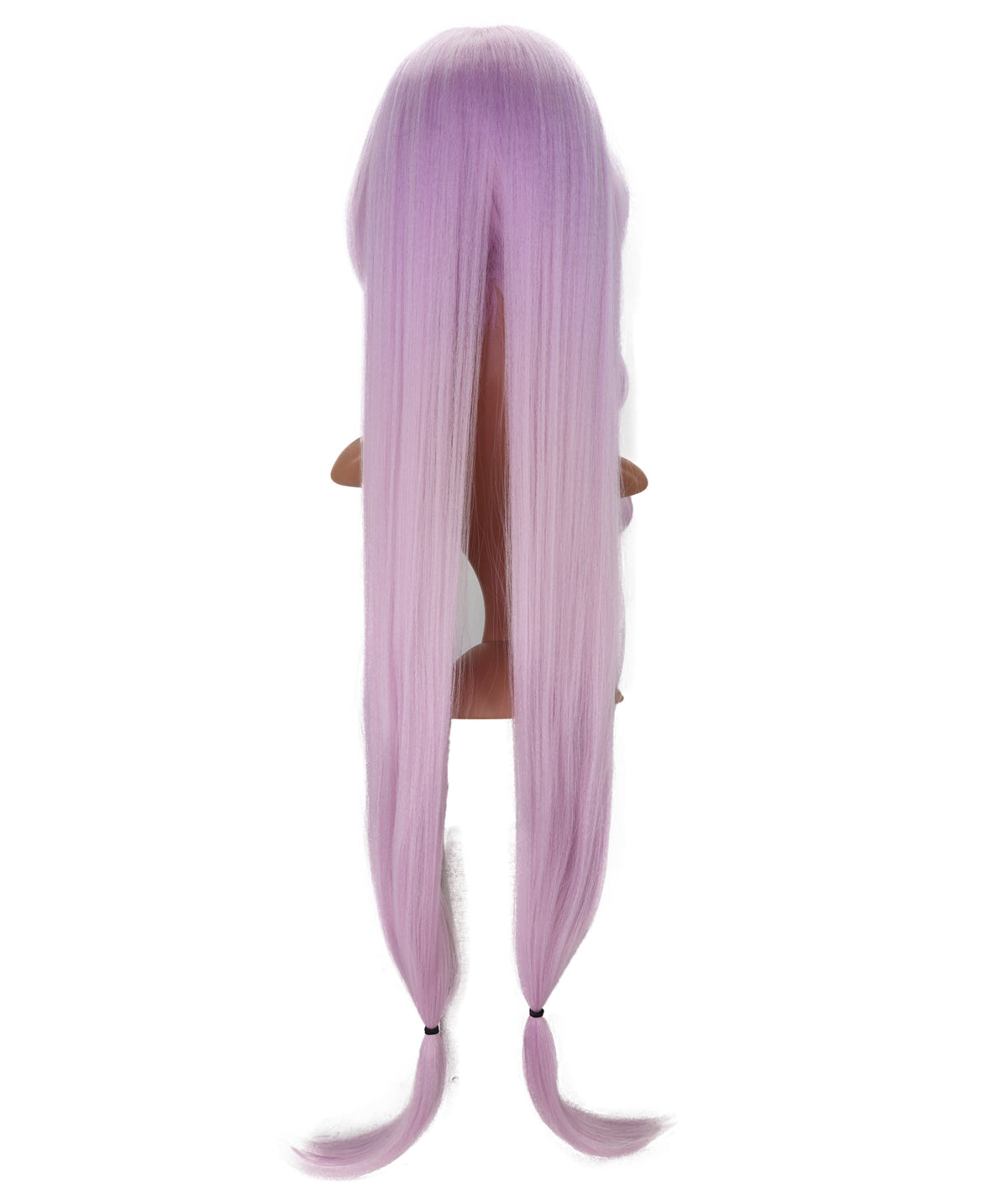 Wigs2you C-237 女性用コスプレウィッグ（パステルライラック、100cm）― 超ロングストレート、バブルブレイド＆フルバング付きアニメ風ウィッグ
