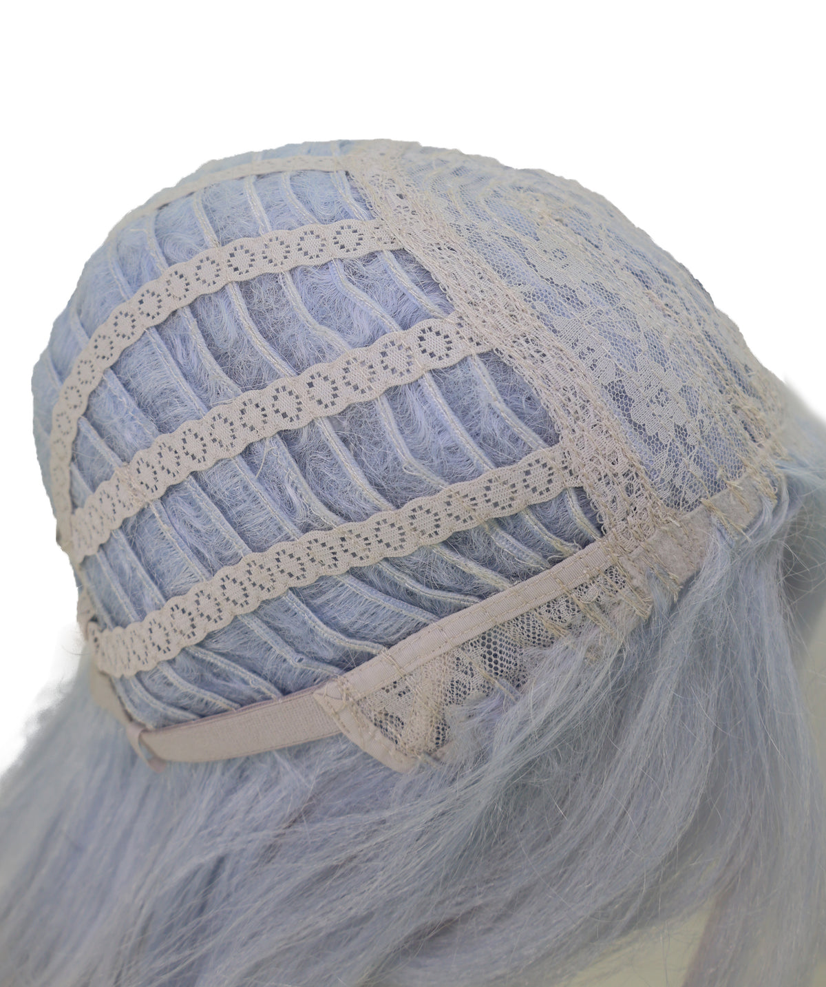Wigs2you C-238 「14インチ シルバーブルー コスプレウィッグ _ ショート ふわふわ レイヤード アニメ風ヘア _ サイドバング」