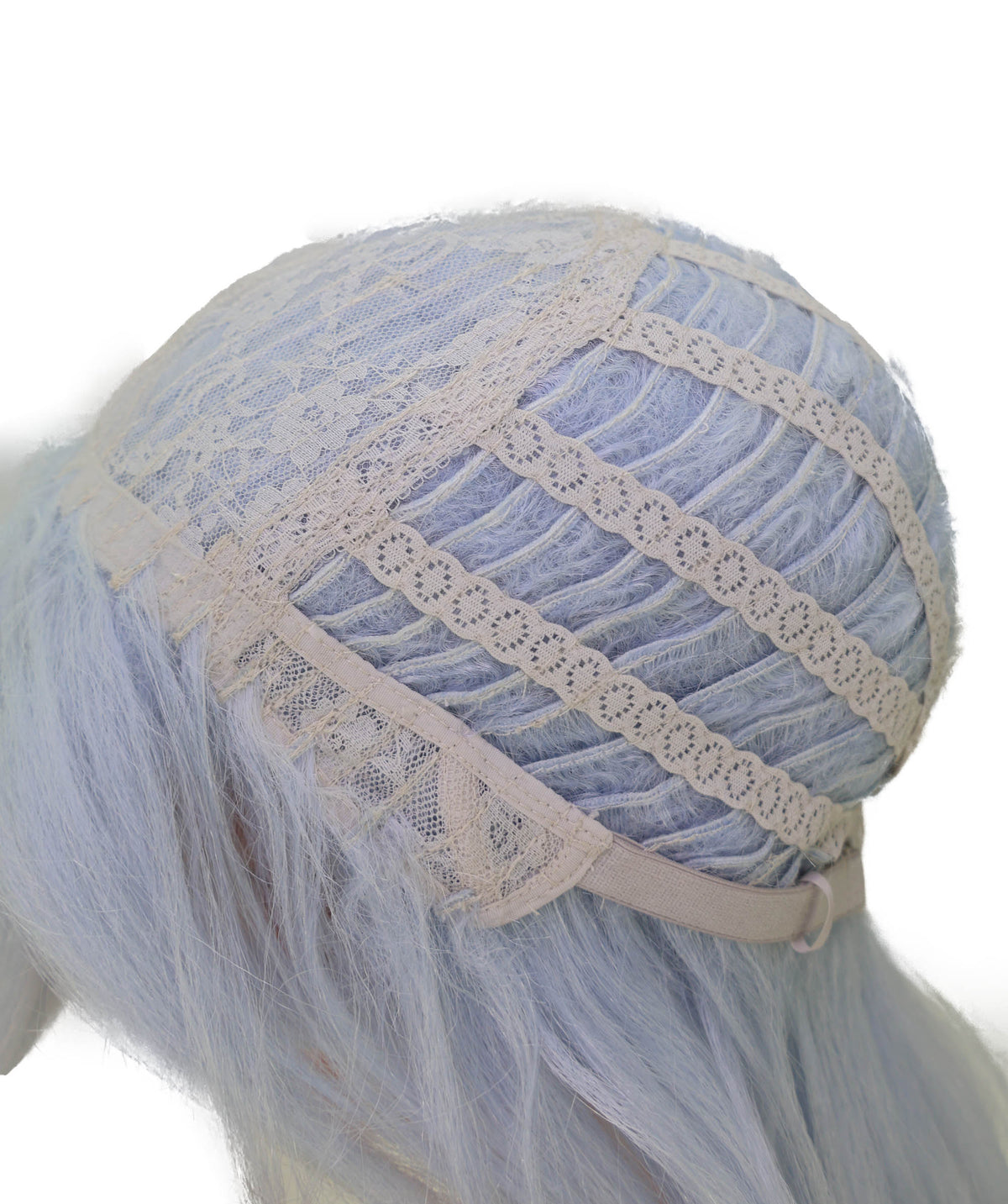 Wigs2you C-238 「14インチ シルバーブルー コスプレウィッグ _ ショート ふわふわ レイヤード アニメ風ヘア _ サイドバング」